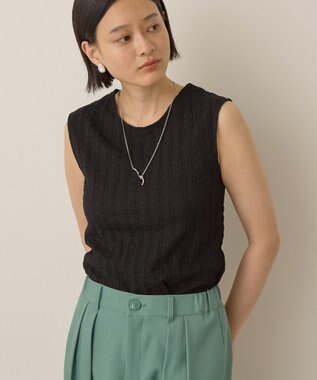 AMERICAN HOLIC フクレジャガードノースリーブトップス