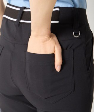 FILA GOLF／marie claire 【marie claire SPORT】 ９分丈ロングパンツ ブラック