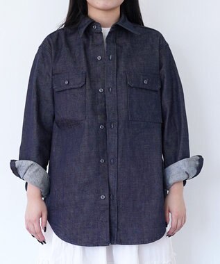 woadblue CPO SHIRT JACKET / CPO シャツジャケット BLUE
