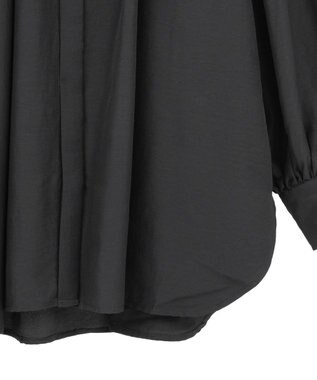 Green Parks ｅａｓｅ　ｂｌｕｅ．バックシャーリングブラウス Black