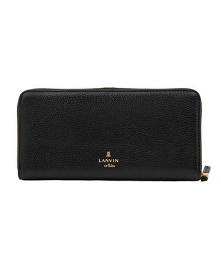 LANVIN en Bleu リュバン ラウンド長財布 ブラック
