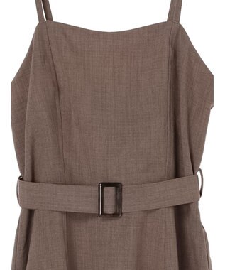 earth music&ecology ウエストマークキャミワンピース Mocha