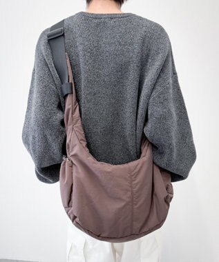 WEGO 中綿BIGショルダー ブラウン