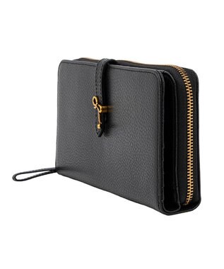 LANVIN en Bleu リュバン ラウンド長財布 ブラック