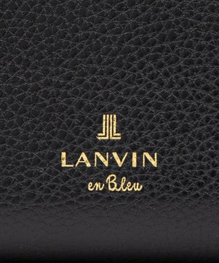 LANVIN en Bleu リュバン ラウンド長財布 ブラック