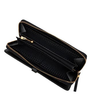 LANVIN en Bleu リュバン ラウンド長財布 ブラック