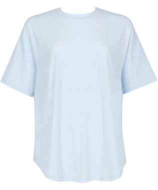 CW-X 【WOMEN】 CW-X Ｔシャツ 梨地素材 薄手 シアー感 スポーツウェア 半袖 レディース DLY125 /ワコール サックス