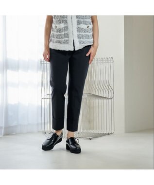 MODE ET JACOMO <carino>【レイン対応】レースアッププラットフォーム ブラック