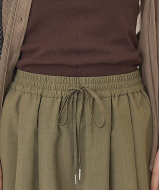 AMERICAN HOLIC 【マルチ機能】ドライタッチワイドパンツ Khaki