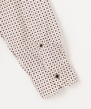 JOSEPH ABBOUD 【サスティナブル素材】小紋プリント シャツ ワイン系5