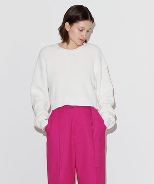 NAVE 【Nave 　洗える】ルピナス コットンニットトップス アイボリー系