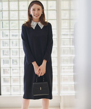 組曲 【加藤ローサさん着用】トップハンドル ハンドバッグ ブラック系