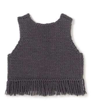 uncrave ハンドニット ジレ スレート