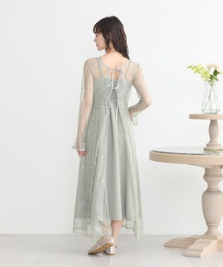 earth music&ecology SET2点レースワンピース＋キャミワンピース ミント
