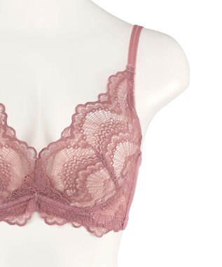 San-ai Resort（三愛水着楽園） 【新色アッシュローズ・アッシュグレー追加】 カシュクール脇高ブラジャー＆ショーツ アッシュローズ