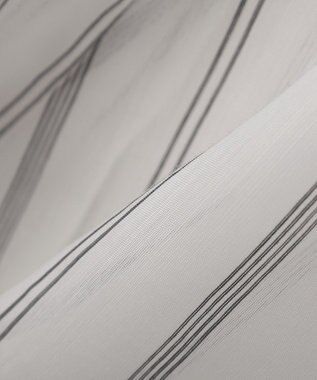 Green Parks フレアラインスキッパーブラウス Stripe