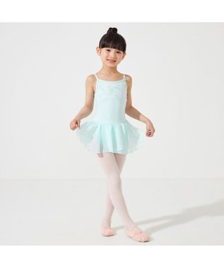 Chacott スカート付レオタード ベビーブルー