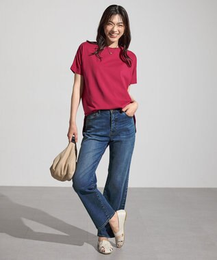 ANY エニィファンクションドルマンスリーブＴシャツ ピンク