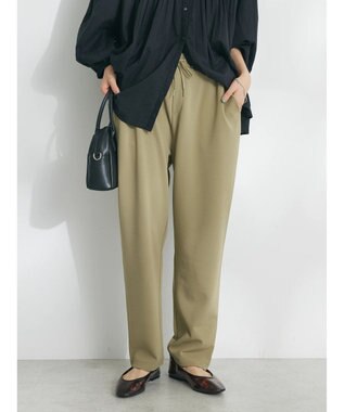 CRAFT STANDARD BOUTIQUE ストレッチカラーイージーパンツ Khaki