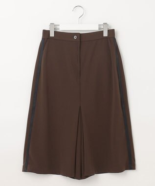 23区GOLF 【23Fondation/WOMEN】ストレッチポンチタック キュロット ダークブラウン系