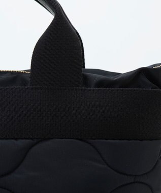 TOPKAPI 【Breath TOPKAPI】RIPPLE リプル キルティング ショルダー付き 縦型 トートバッグ / 撥水 / 軽量 ブラック