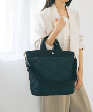 TOPKAPI 【Breath TOPKAPI】RIPPLE リプル キルティング ショルダー付き 縦型 トートバッグ / 撥水 / 軽量