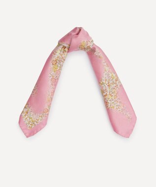 LIBERTY. ラブ エマ アンド ジョージナ シルクスカーフ 45 ピンク