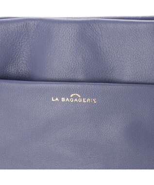 LA BAGAGERIE ミニ財布付き サイドノットショルダー ライトパープル