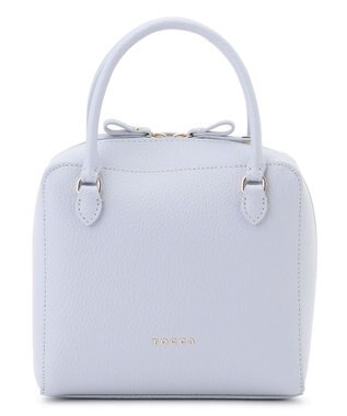 TOCCA ECLAT CARRE LEATHERBAG レザーバッグ ブルー系