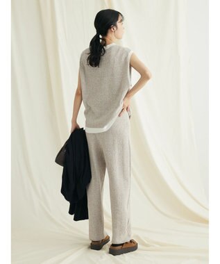 CRAFT STANDARD BOUTIQUE リンクス編みニットベスト Ivory