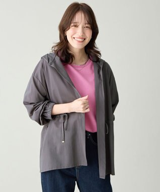 ANY L ドライフーディーカーディガン