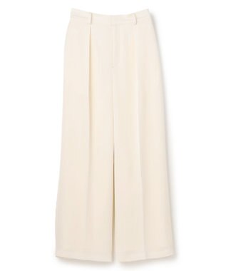 uncrave ライトダブルサテン ワイドパンツ オフ