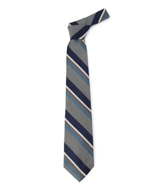 J.PRESS MEN 【STRUCTURE MIX COLLECTION】レジメンタル ネクタイ グレー系2