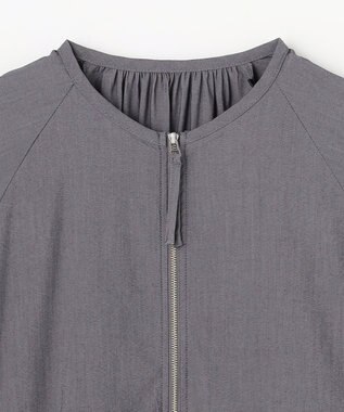 ANY L 7daysデイリーリラックスブルゾン グレーシャンブレー