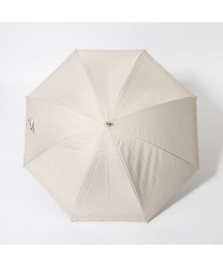 UNBILLION cache nez / フラワーボーラー刺繍ショートパラソル ベージュ