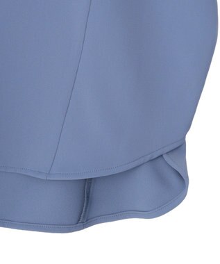 YECCA VECCA 【接触冷感】COOLスキッパーブラウス Blue