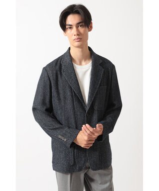 DAKS 軽量ヘリンボーン カジュアルテーラードブレザー