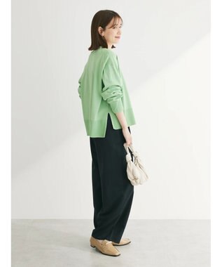 Green Parks 洗える　ショート丈カーディガン Green