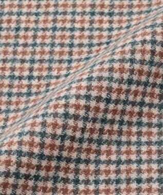 J.PRESS MEN リバーシブルカシミヤ チェックマフラー ベージュ系3