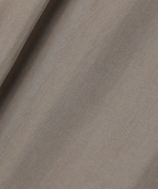 23区 L 【SLOW/一部店舗限定】キュプラフィブリルクロス サイドライン ワイドパンツ カーキ系