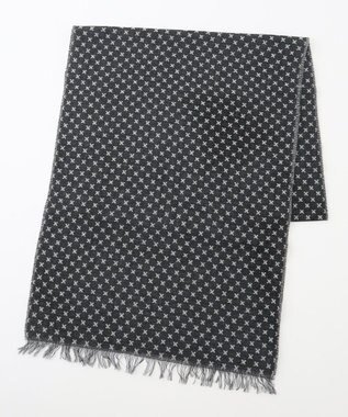 JOSEPH ABBOUD 【イタリア製】スモールパターン　ストール グレー系7