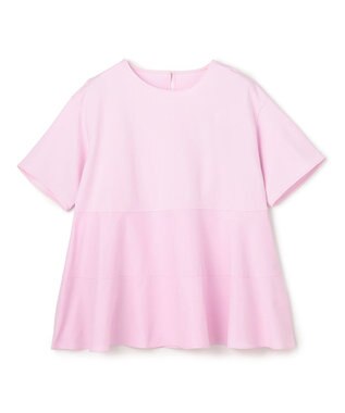 UNFILO 【VERY掲載】BEAUTY FORM-T コンビティアード Ｔシャツ ピンク