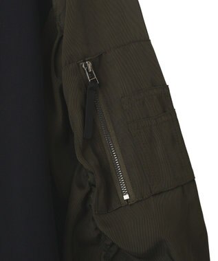 YECCA VECCA 異素材MIXテーラードジャケット Navy