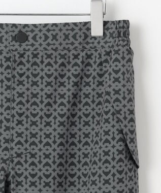 23区GOLF 【MEN】モノグラム レインパンツ  2WAYストレッチ 透湿防水 防風 撥水 ポケッタブル ブラック系5