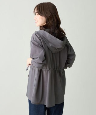 ANY L ドライフーディーカーディガン スレート