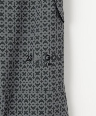 23区GOLF 【MEN】モノグラム レインパンツ  2WAYストレッチ 透湿防水 防風 撥水 ポケッタブル ブラック系5