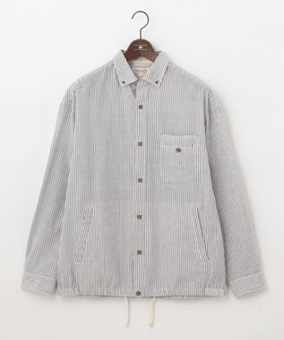 JOSEPH ABBOUD MOUNTAIN 【SPACE／UNISEX】オーガニックコットンリネンドライサッカー シャツ