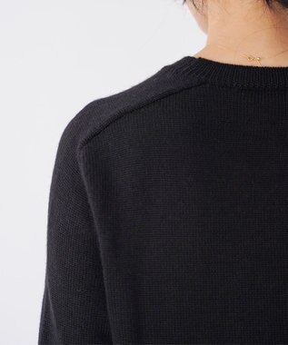 TOQUE 〈高垣麗子さんコラボ〉【ユニセックス】ベビーアルパカラグランニット 漆黒