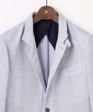 JOSEPH ABBOUD 【キングサイズ・JAPANファブリック/清涼/軽量】クールバスケット ブルゾン パープル系