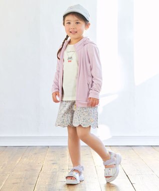 ANY KIDS ネックレス モチーフ Tシャツ エクリュ（チェリー）